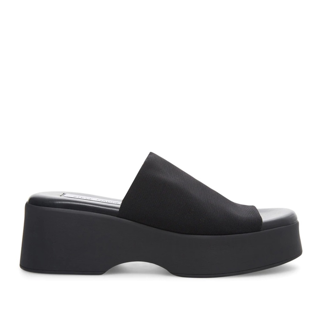 Steve Madden Slinky30 platform sandals in black